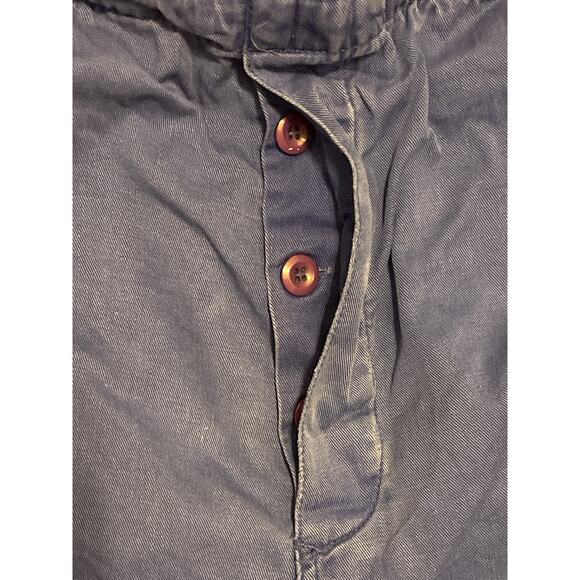 Vintage 1980s Levi's Sport Track Warm Up Windbreaker Pants Blue Size XL - Picture 3 of 7
